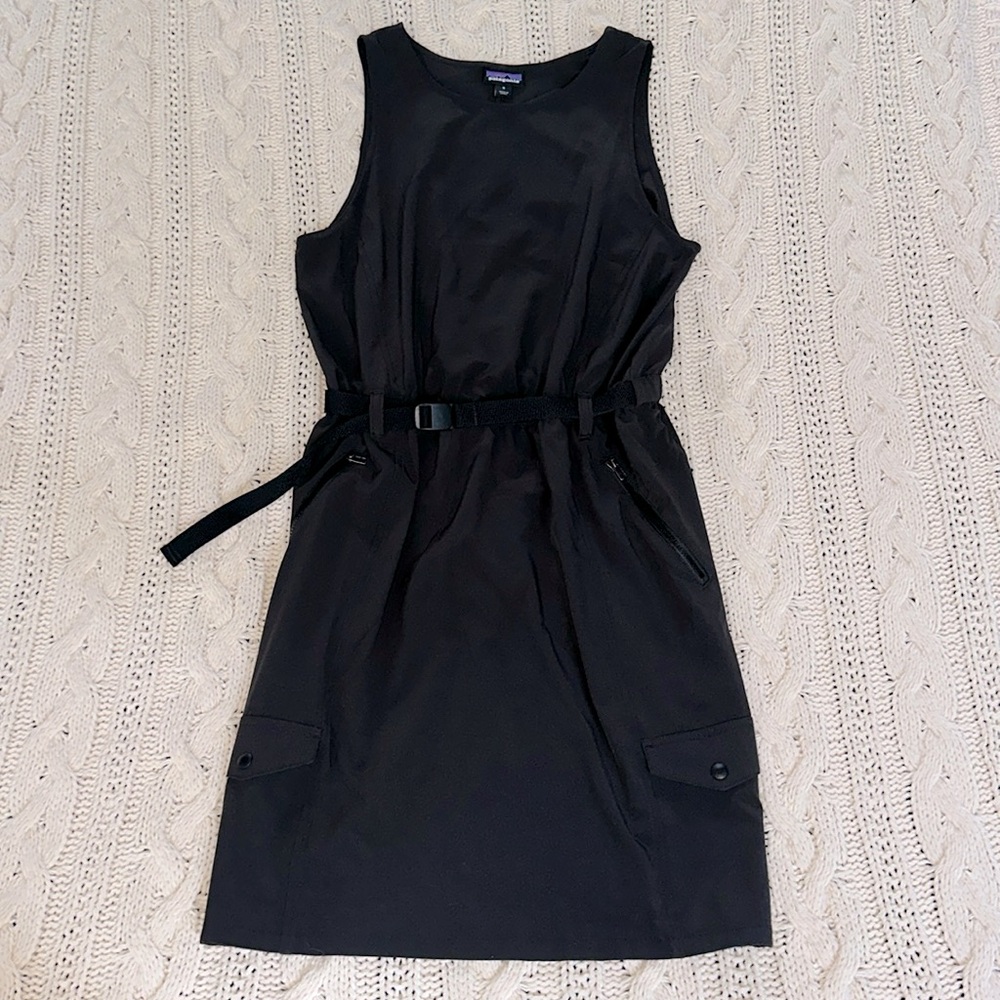 Patagonia Black Sleeveless Utility Dress